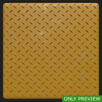 PBR painted metal floor yellow preview 0002